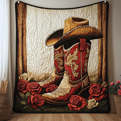 Cowboy Boots Quilted Blanket GFTOAB1594