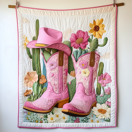 Cowboy Boots Quilted Blanket GFTOAB1597