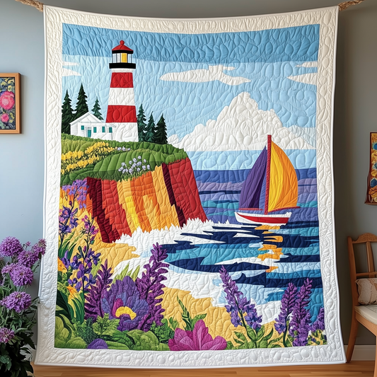 Peaceful Coastal Quilted Blanket GFTOAB1633