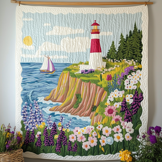 Peaceful Coastal Quilted Blanket GFTOAB1634