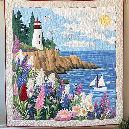Peaceful Coastal Quilted Blanket GFTOAB1636
