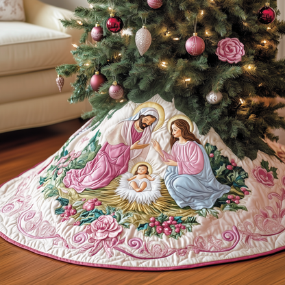 Nativity Scene Quilted Tree Skirt GFTOAB1717