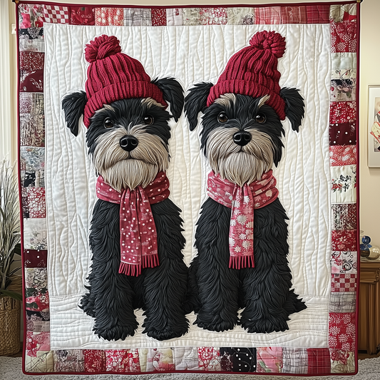 Scottie Dog Quilted Blanket GFTOAB1887