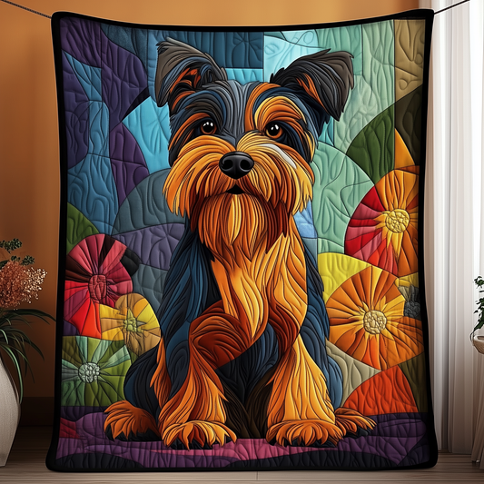 Scottie Dog Quilted Blanket GFTOAB1892
