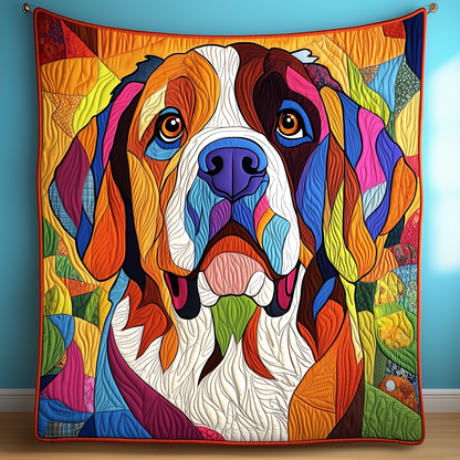 Saint Bernard Quilted Blanket GFTOAB1897