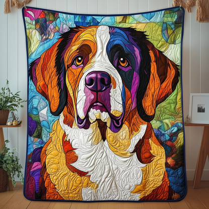 Saint Bernard Quilted Blanket GFTOAB1898
