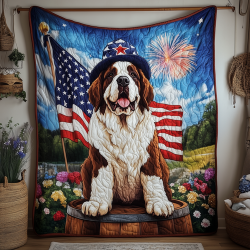 Saint Bernard Quilted Blanket GFTOAB1900