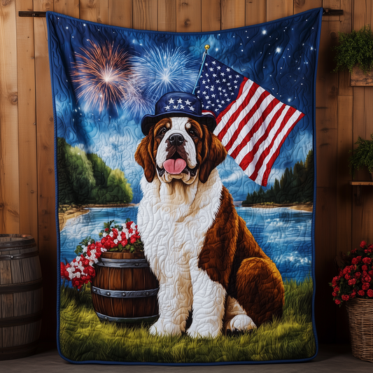 Saint Bernard Quilted Blanket GFTOAB1901