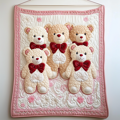 Love Bear For Her Quilted Blanket GFTOAB1968
