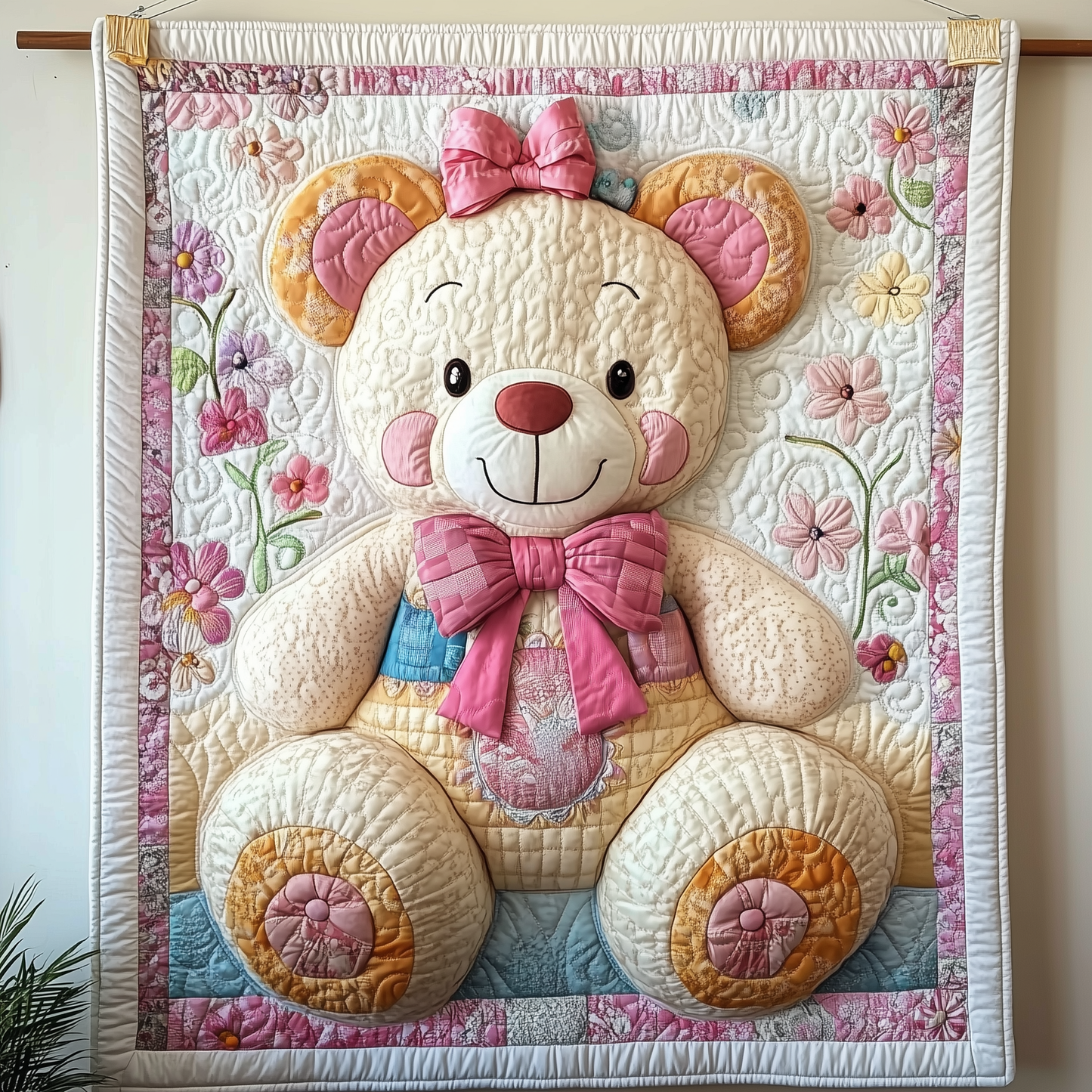 Love Bear For Her Quilted Blanket GFTOAB1970