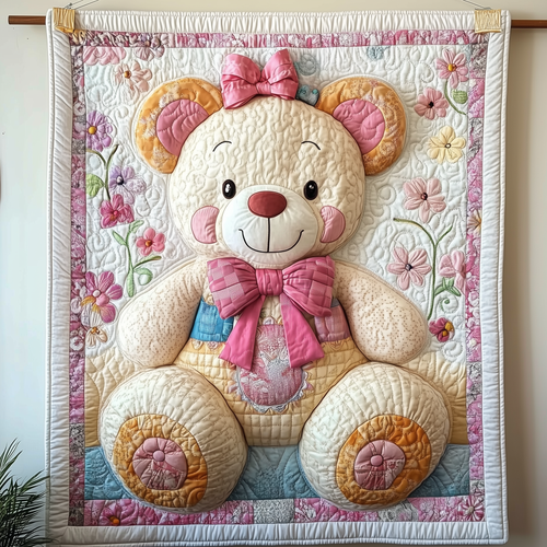 Love Bear For Her Quilted Blanket GFTOAB1970