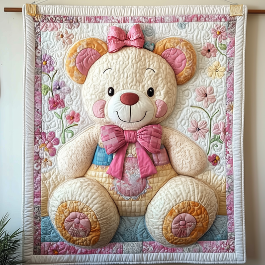 Love Bear For Her Quilted Blanket GFTOAB1970