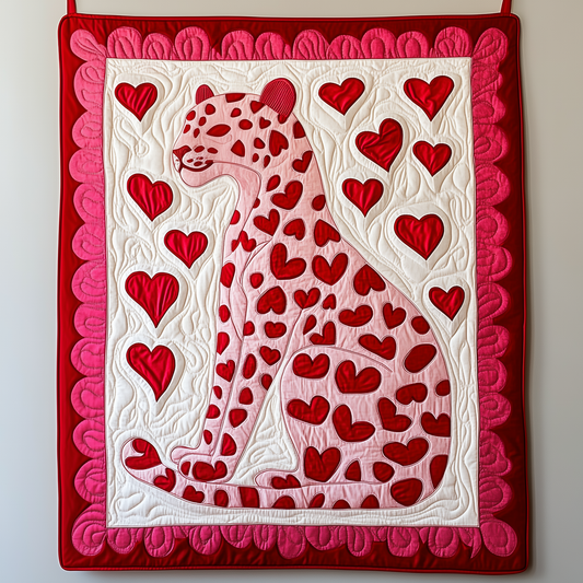 Valentine Leopard Quilted Blanket GFTOAB2000