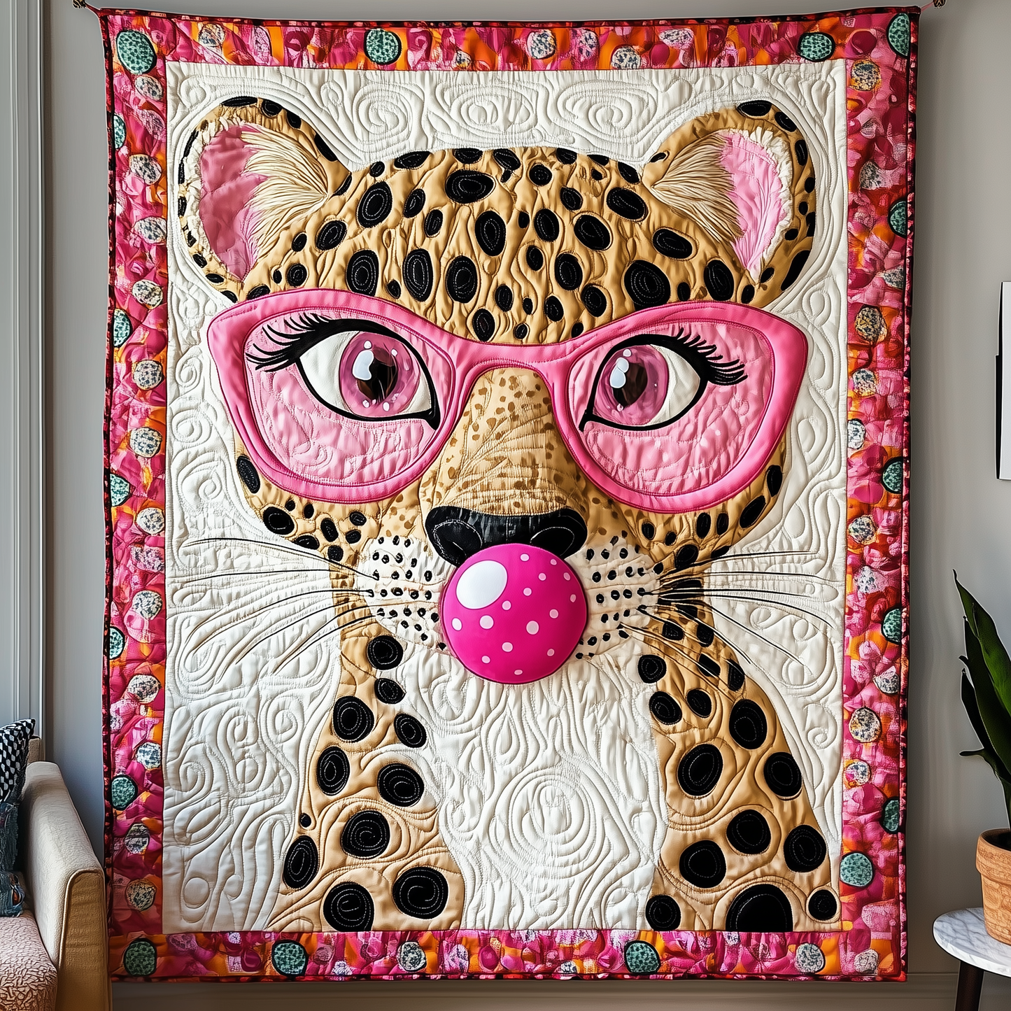 Leopard Lady Quilted Blanket GFTOAB2002