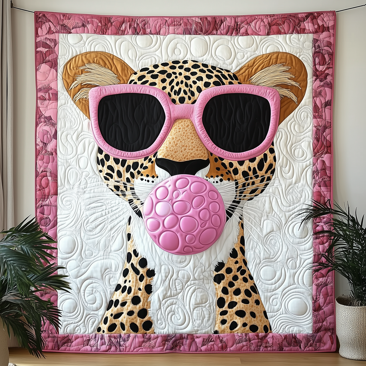 Leopard Lady Quilted Blanket GFTOAB2004