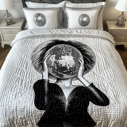 Disco Woman 3-Piece Quilted Bedding Set GFTOAB2008