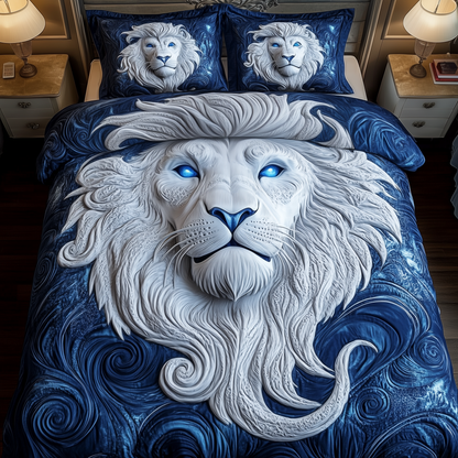 Majestic Lion 3-Piece Quilted Bedding Set GFTOAB2015