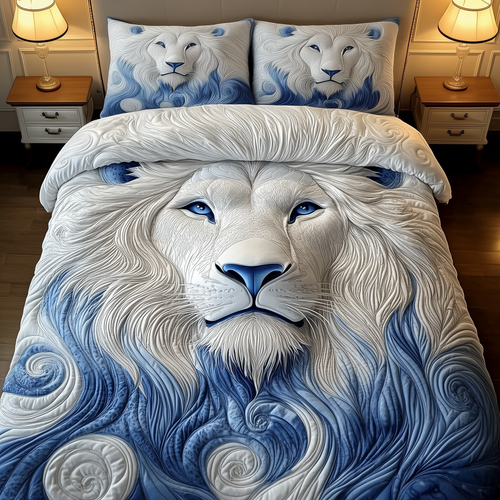 Majestic Lion 3-Piece Quilted Bedding Set GFTOAB2020