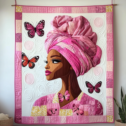 Butterflies Woman Quilted Blanket GFTOAB2040