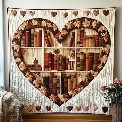 Love Books Quilted Blanket GFTOAB2096