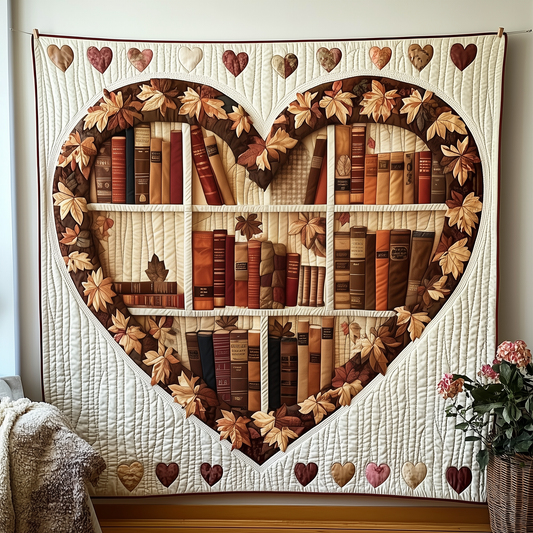 Love Books Quilted Blanket GFTOAB2096