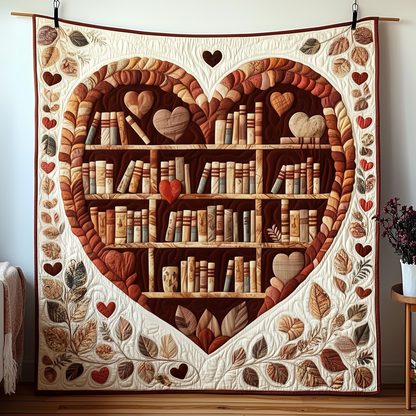 Love Books Quilted Blanket GFTOAB2097