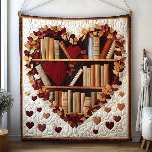 Love Books Quilted Blanket GFTOAB2099