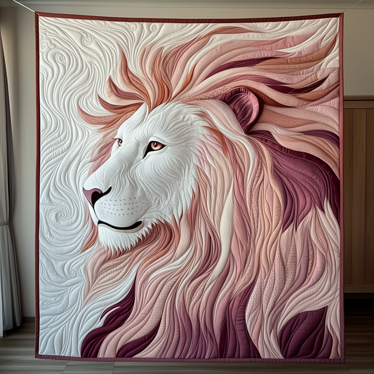 Elegant Lion Quilted Blanket GFTOAB2143