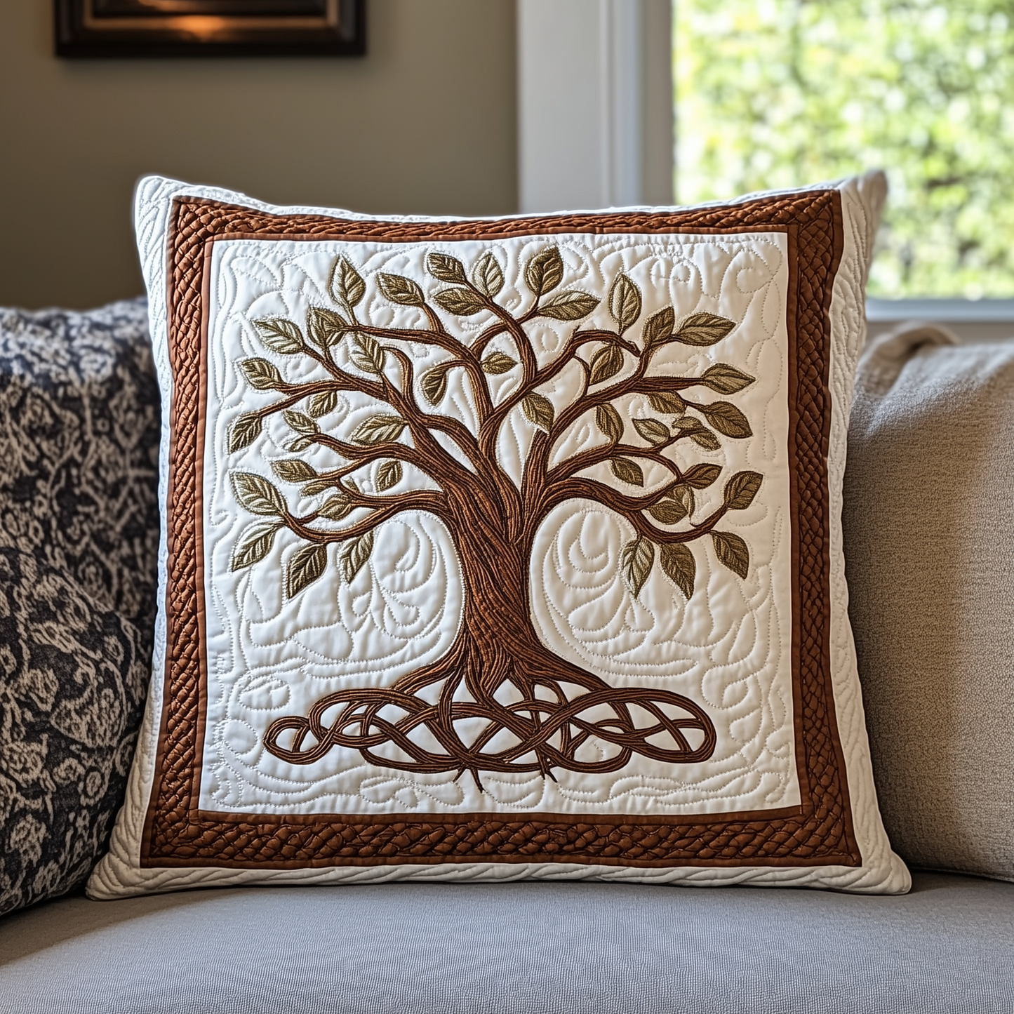 Tree Of Life Quilted Pillow Case GFTOAB2382