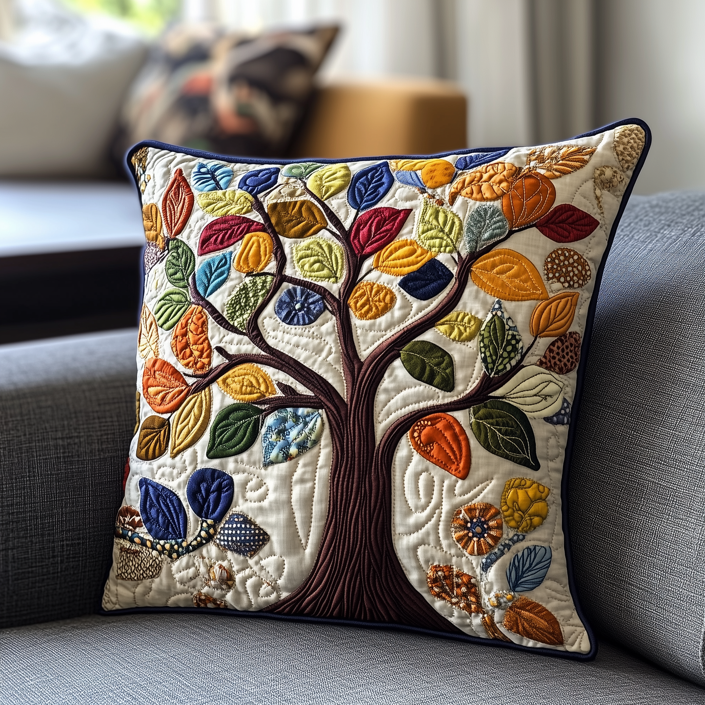 Tree Of Life Quilted Pillow Case GFTOAB2387