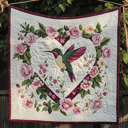 Hummingbird Love Quilted Blanket GFTOAB2551