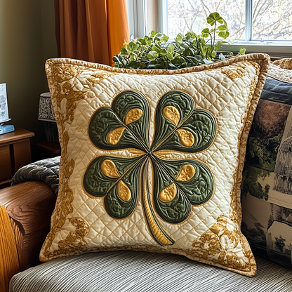 Irish Shamrock Quilted Pillow Case GFTOAB2708