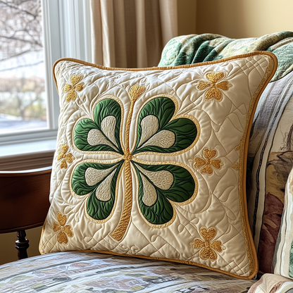 Irish Shamrock Quilted Pillow Case GFTOAB2709