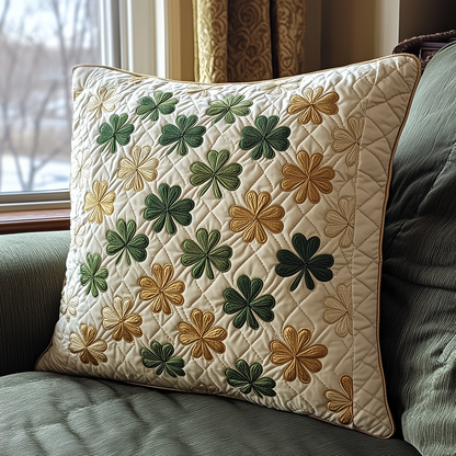 Irish Shamrock Quilted Pillow Case GFTOAB2710