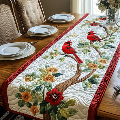 Spring Cardinals Quilted Table Runner GFTOAB2715
