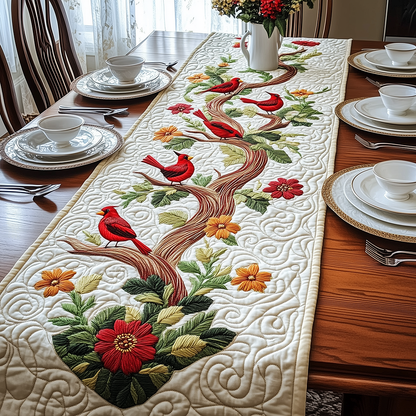 Spring Cardinals Quilted Table Runner GFTOAB2720