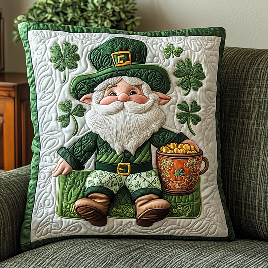 Lucky Leprechaun Quilted Pillow Case GFTOAB2785