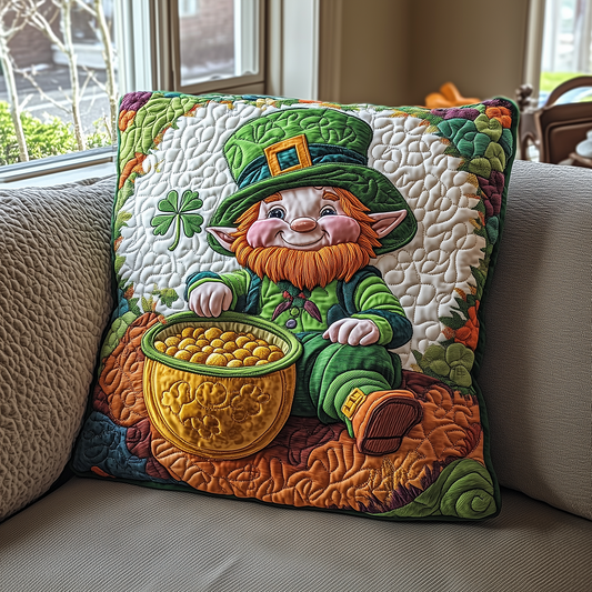 Lucky Leprechaun Quilted Pillow Case GFTOAB2787