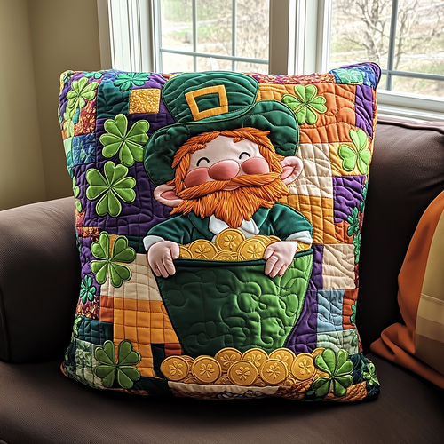 Pot of Gold Keeper Quilted Pillow Case GFTOAB2790