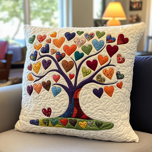 Tree Of Heart Quilted Pillow Case GFTOAB2839