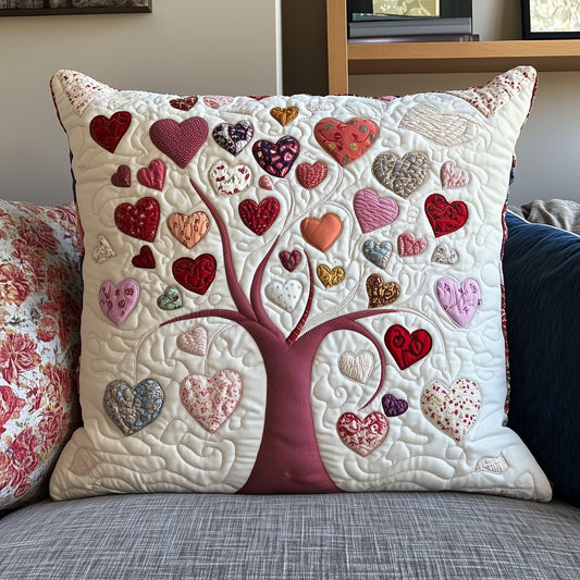 Tree Of Heart Quilted Pillow Case GFTOAB2841