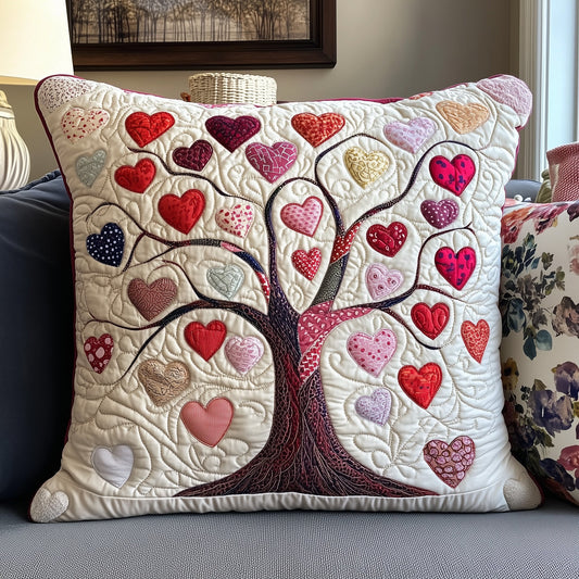 Tree Of Heart Quilted Pillow Case GFTOAB2842