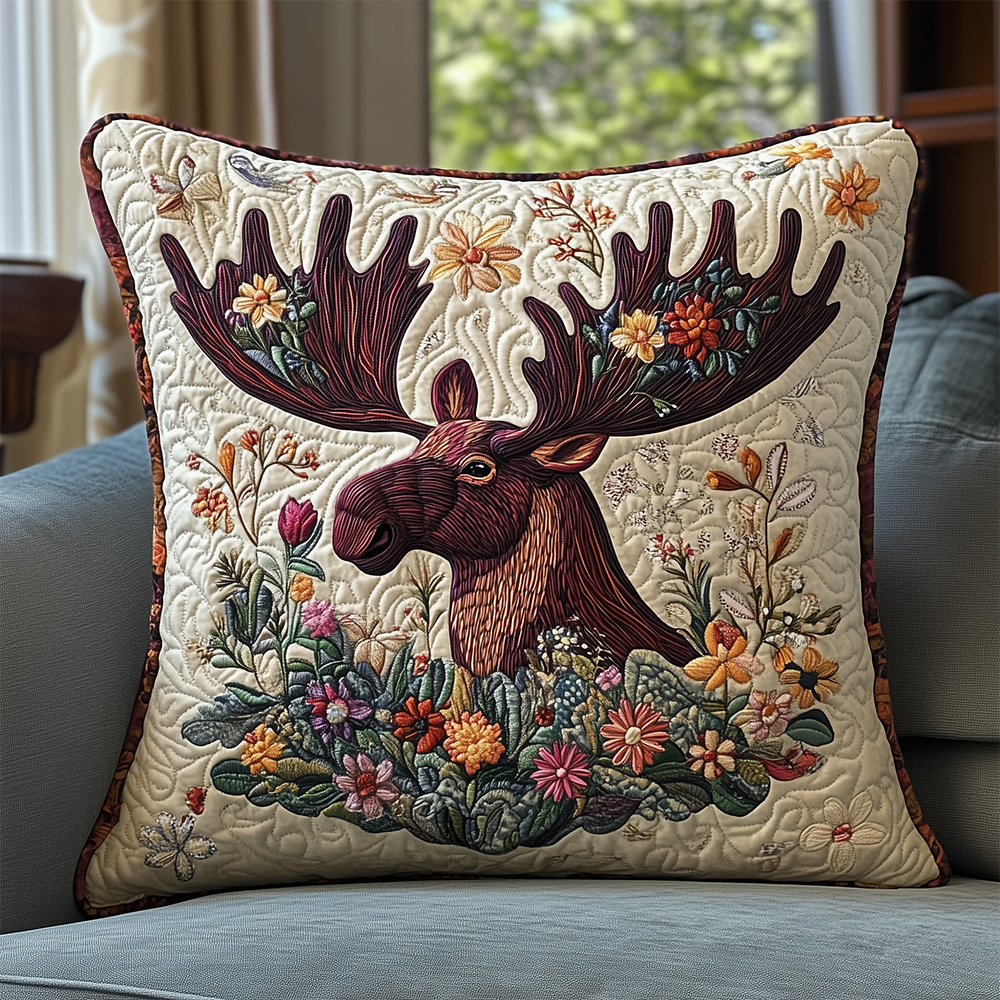 Moose Quilted Pillow Case GFTOAB2879