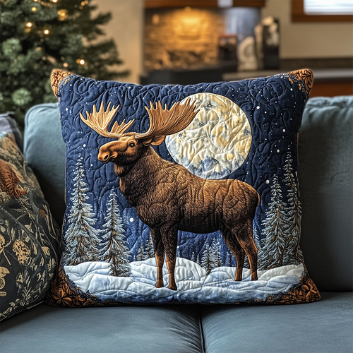 Moose Quilted Pillow Case GFTOAB2881