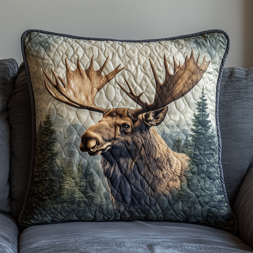 Moose Quilted Pillow Case GFTOAB2883