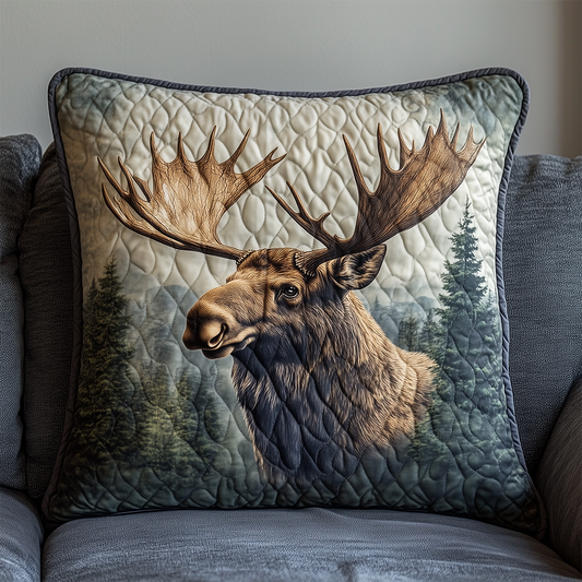 Moose Quilted Pillow Case GFTOAB2883