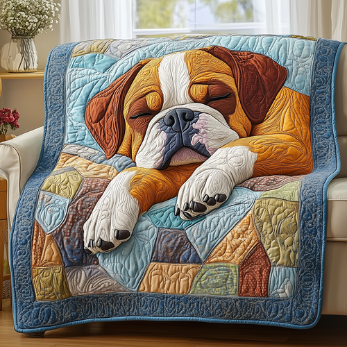 Goodnight Boxer Quilted Blanket GFTOAB2965