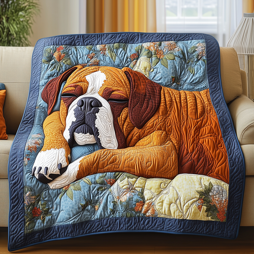 Goodnight Boxer Quilted Blanket GFTOAB2966