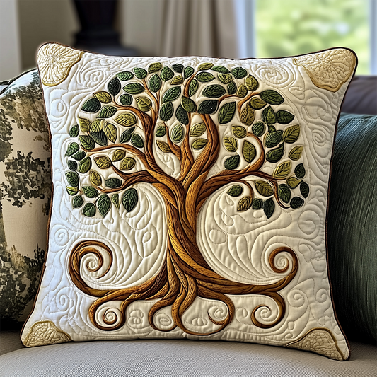 Tree Of Life Quilted Pillow Case GFTOAB2974