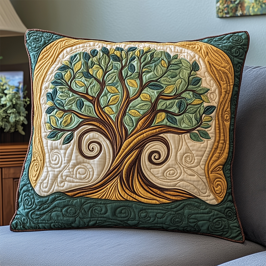 Tree Of Life Quilted Pillow Case GFTOAB2978